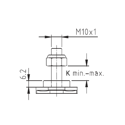 Screw fitting for Airline M10