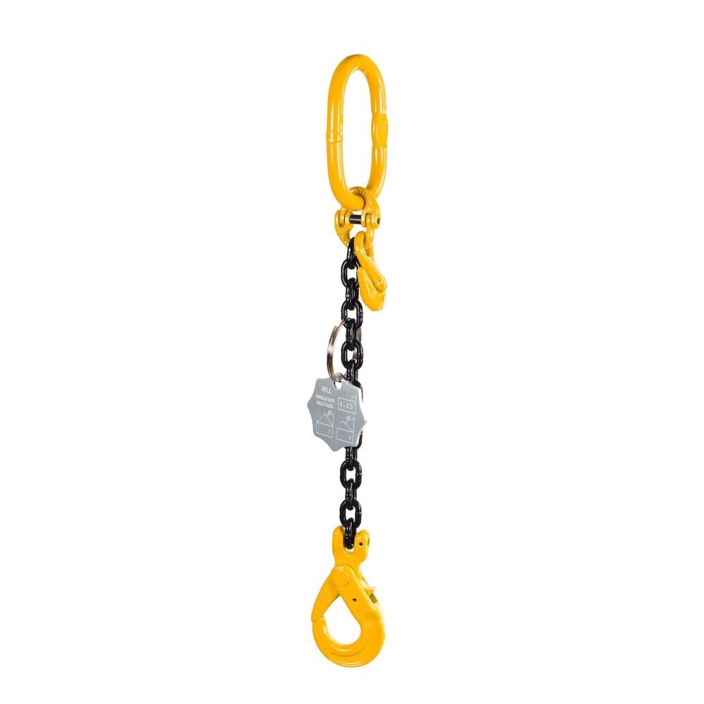 Chain Sling G80 1-leg with Safety Hook and Grab Hook