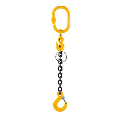 Chain Sling G80 1-leg with Sling Hook and Grab Hook