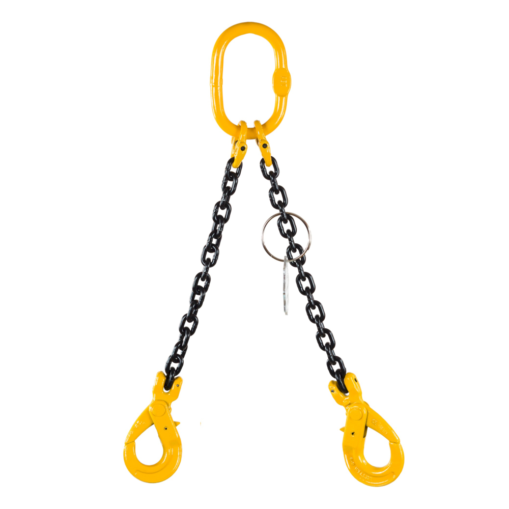 Chain Sling G80 2-leg with Safety Hooks