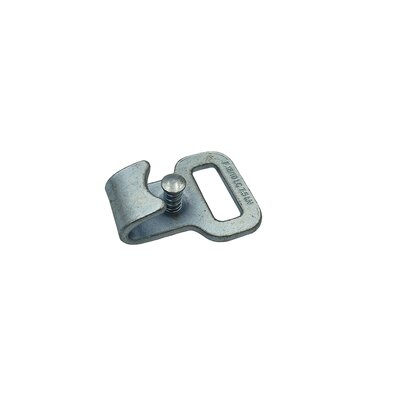 Track hook with lock 25mm LC 750 daN Cr6 free