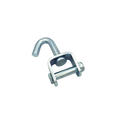 Swivel hook for direct assembly 35mm LC 1500 daN Cr6 free