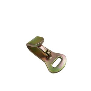 Flat hooks for lashing systems