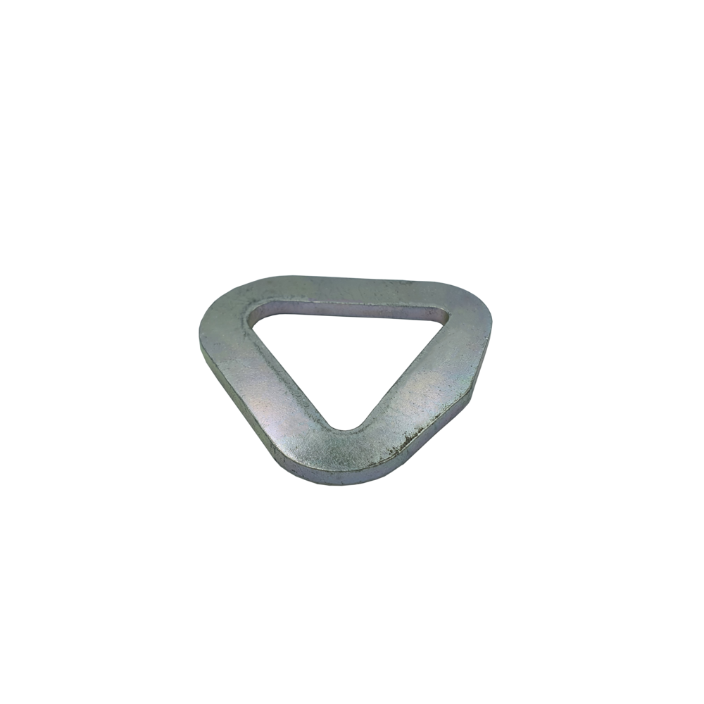 Triangle flat fitting rounded 50mm LC 2500 daN Cr6 free